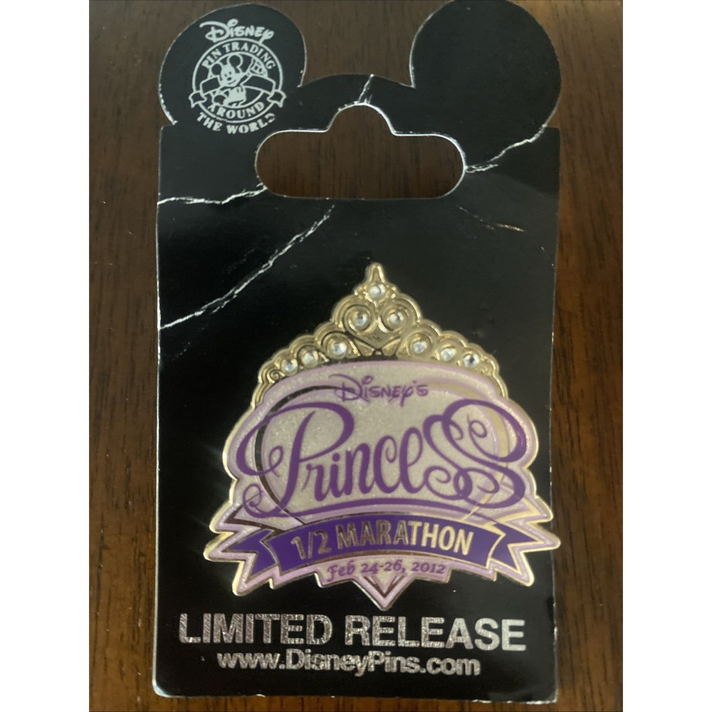 Disney Princess 1/2 Marathon 2012 Limited Release Tiara Pin runDisney